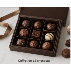 Coffret de 12 chocolats