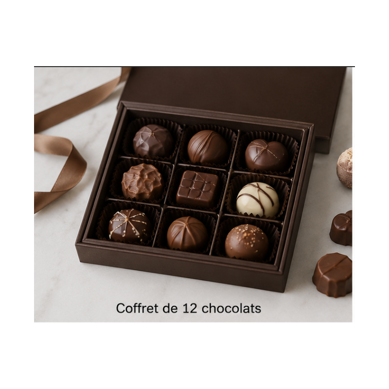 Coffret de 12 chocolats
